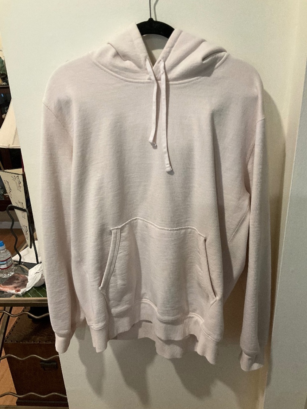 EUC Reigning Champ Ivory Hoodie Sweatshirt Size Large